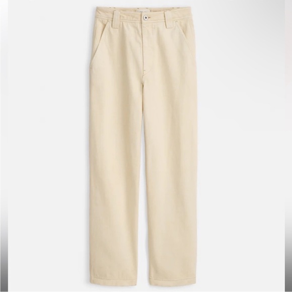 Alex Mill NWT Sullivan Straight Leg Jean Natural 0 100% Cotton 5 Pockets - Picture 10 of 10